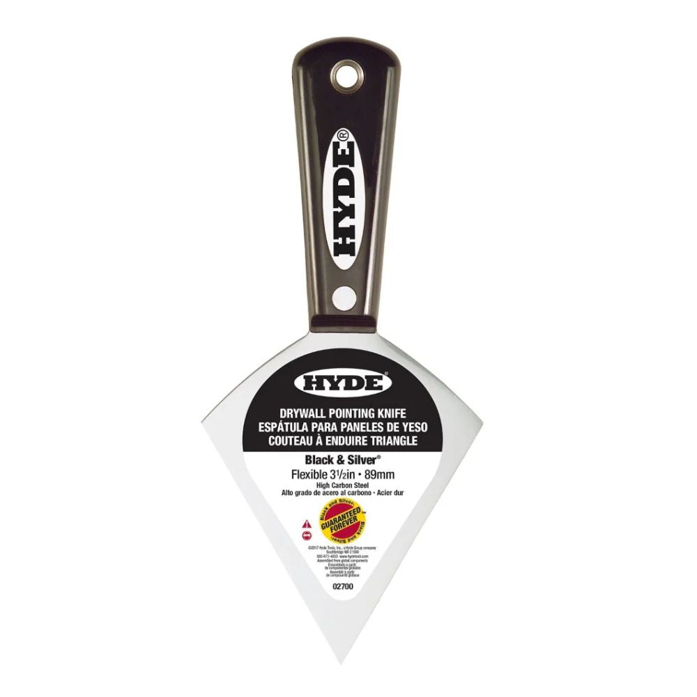HYDE Carbon Steel Drywall Pointing Knife Bart's Taping Tools