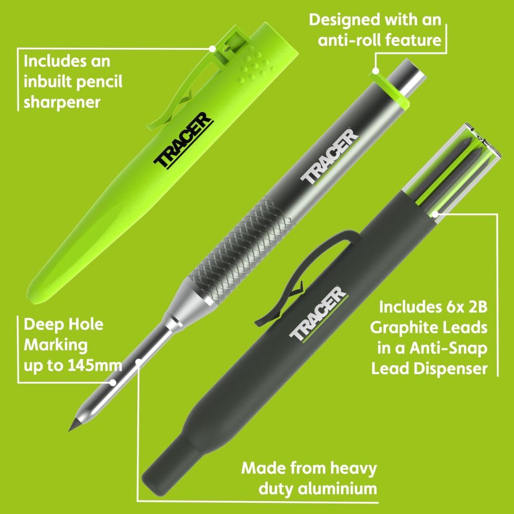 Tracer Pro Deep Hole Construction Pencil Kit