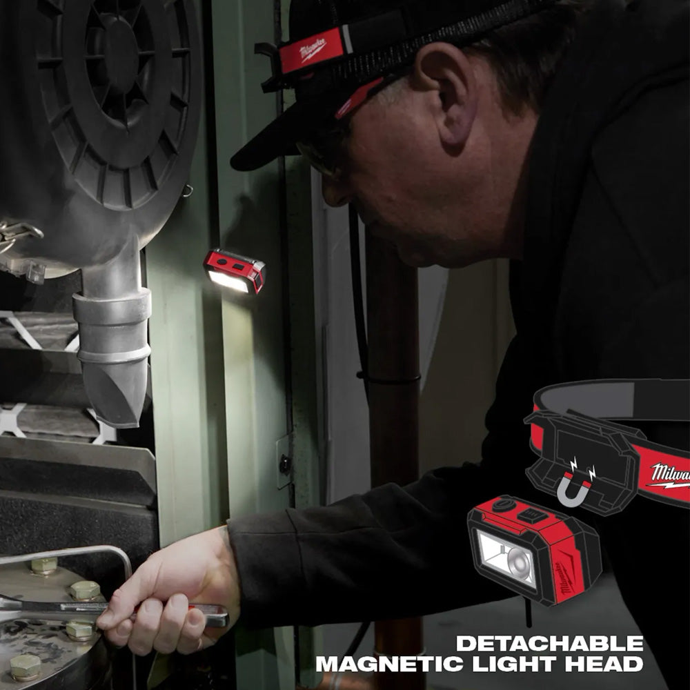 Milwaukee Rechargeable Magnetic Headlamp & Task Light