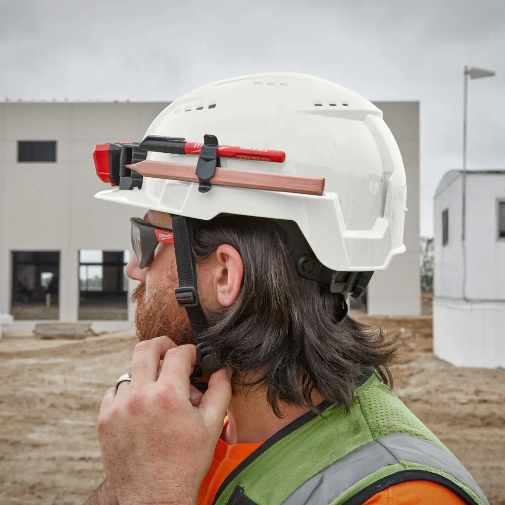 Milwaukee Front Brim Vented Safety Helmet