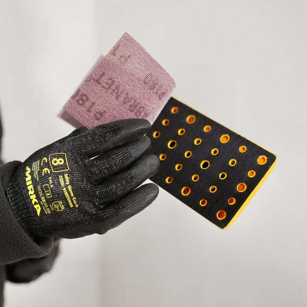 MIRKA DecoSander 3" x 9" / 9" Round Grip, Multihold, & Carrying Bag