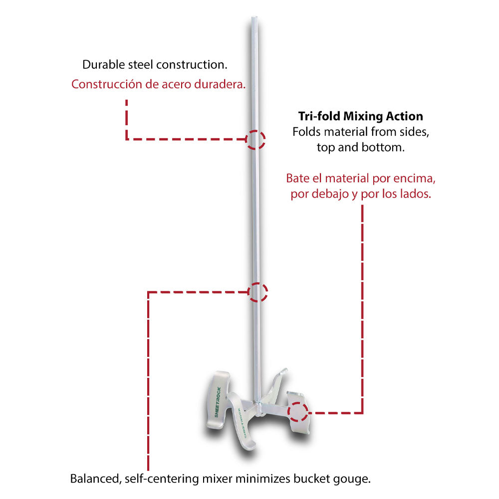 Sheetrock 30" Mud Mixer