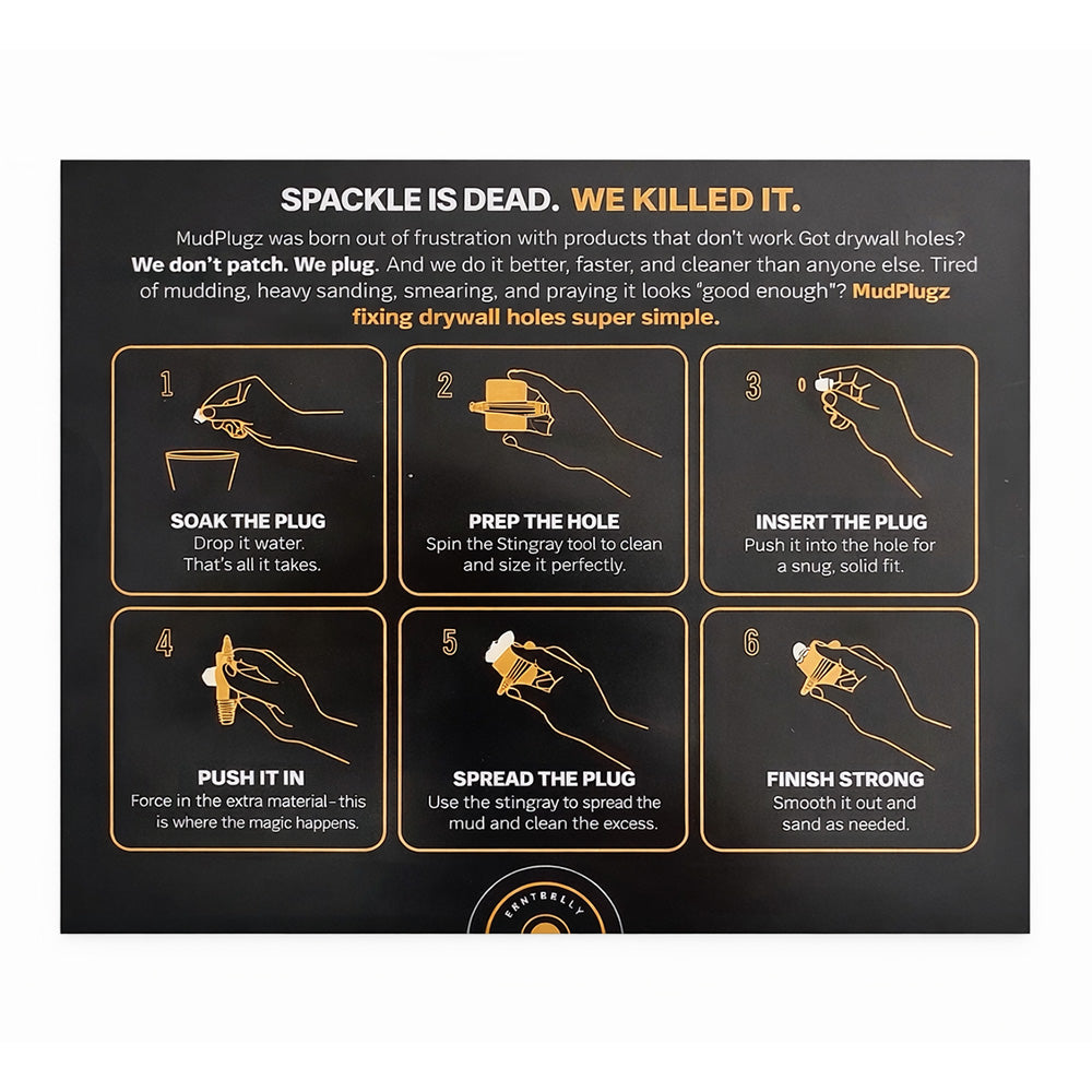 MudPlugz Move-Out Drywall Repair Kit