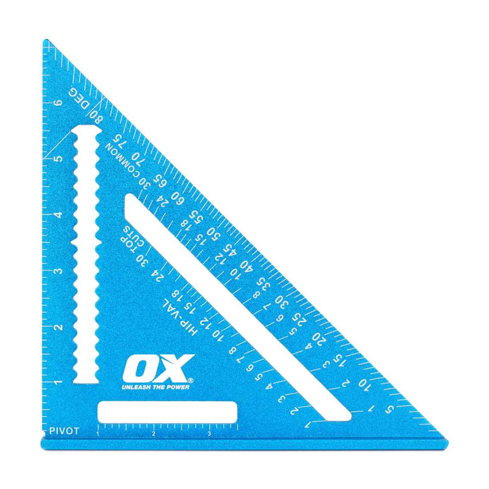 OX Tools 7"/180mm Aluminum Rafters Square