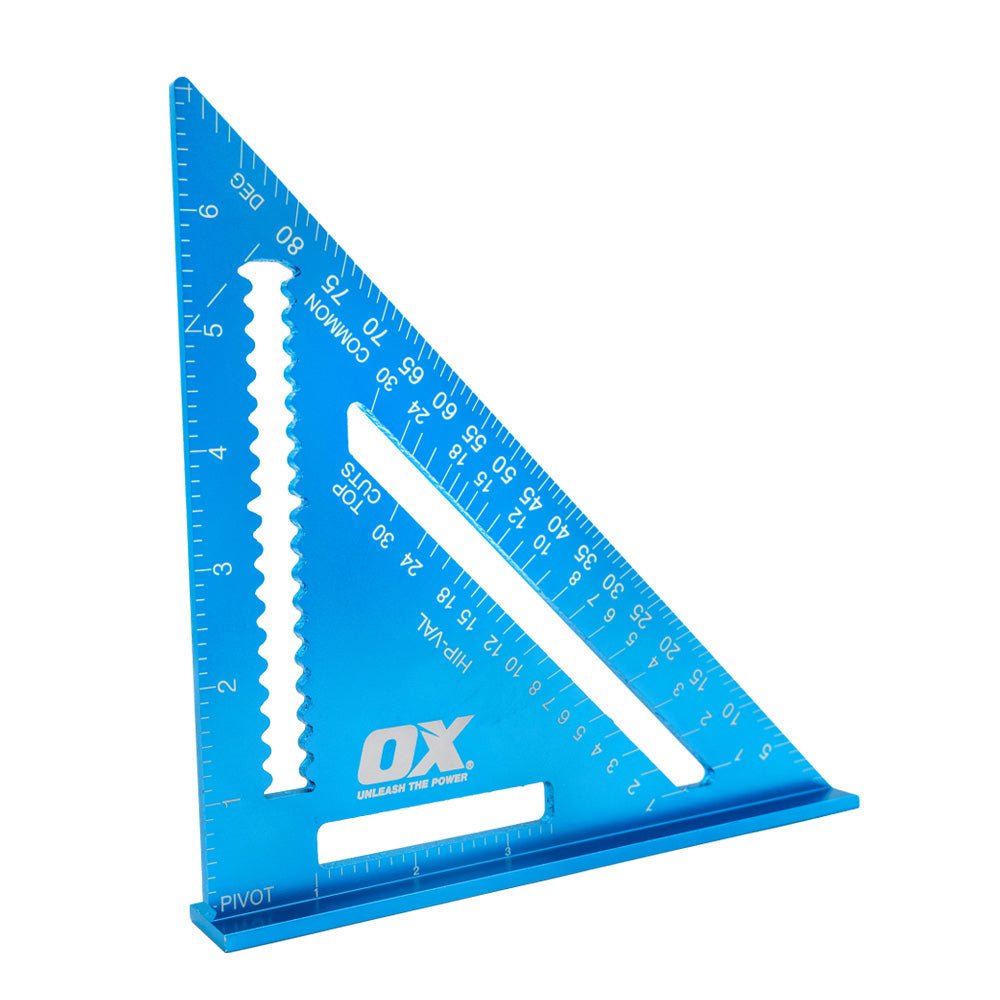 OX Tools 7"/180mm Aluminum Rafters Square