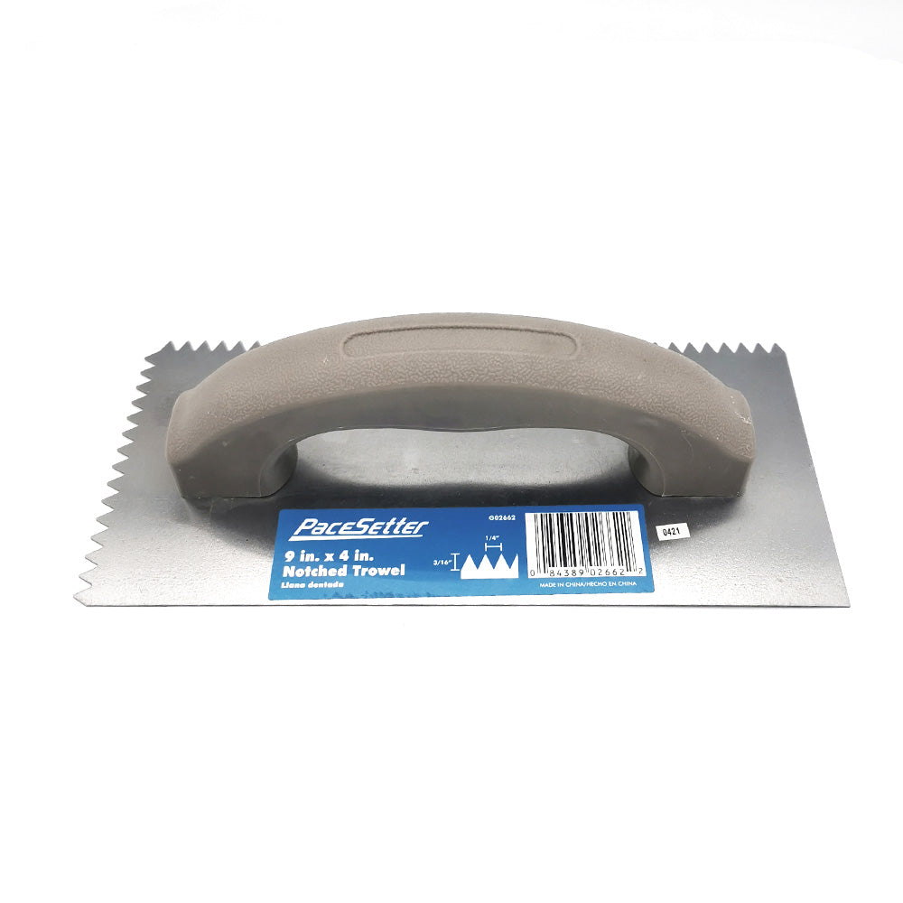 PaceSetter V-Notch Trowel