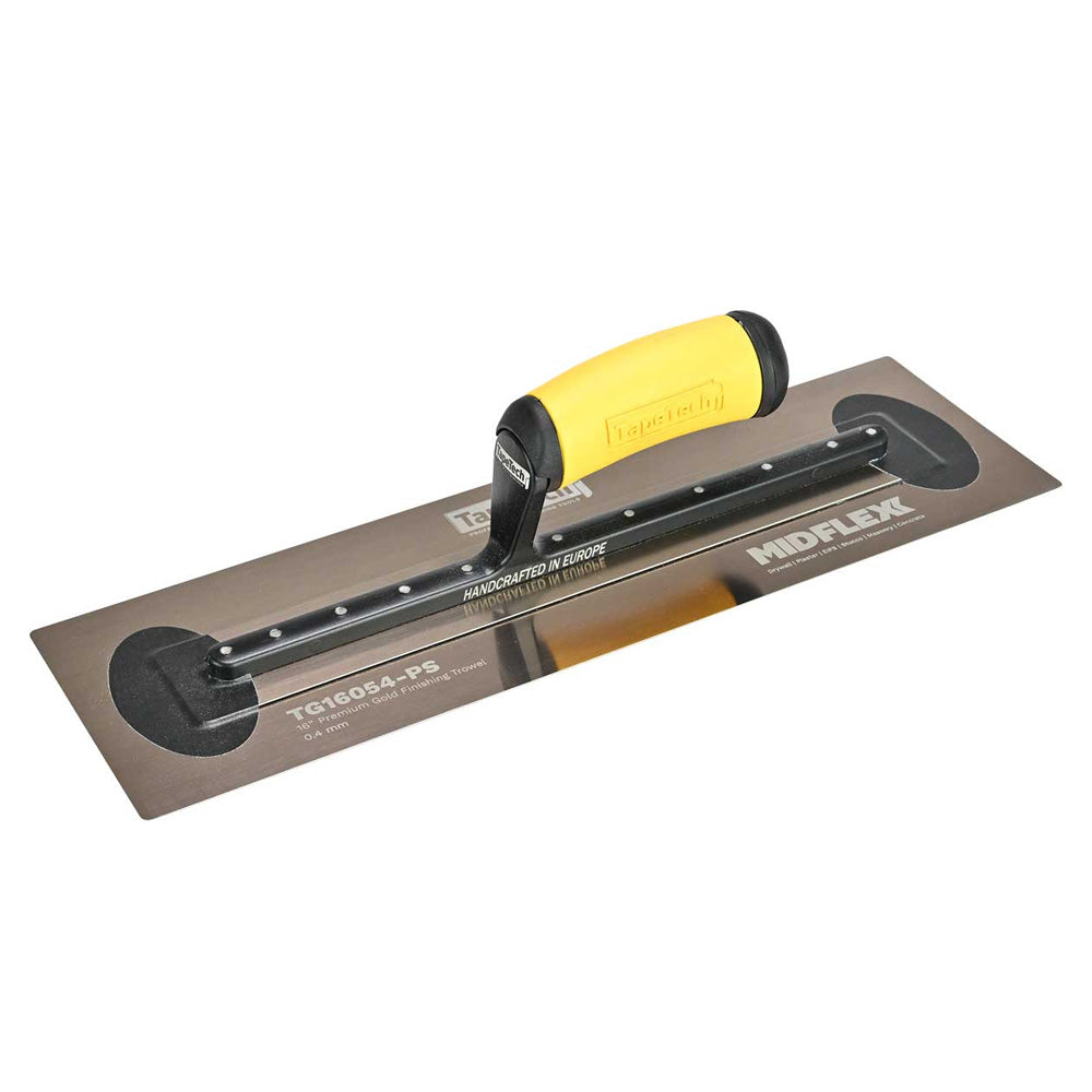 TapeTech Premium MidFlex Gold Stainless Steel Trowels 0.4mm