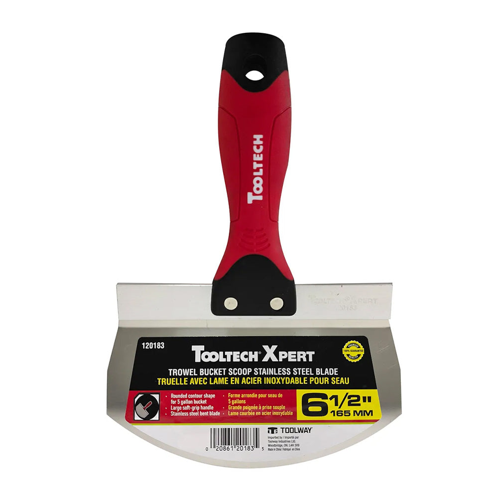 ToolTech Stainless Steel Trowel Bucket Scoop