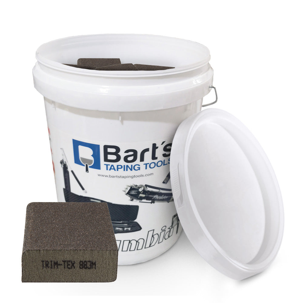 Trim-Tex 883XF Sanding Sponges in a Pail