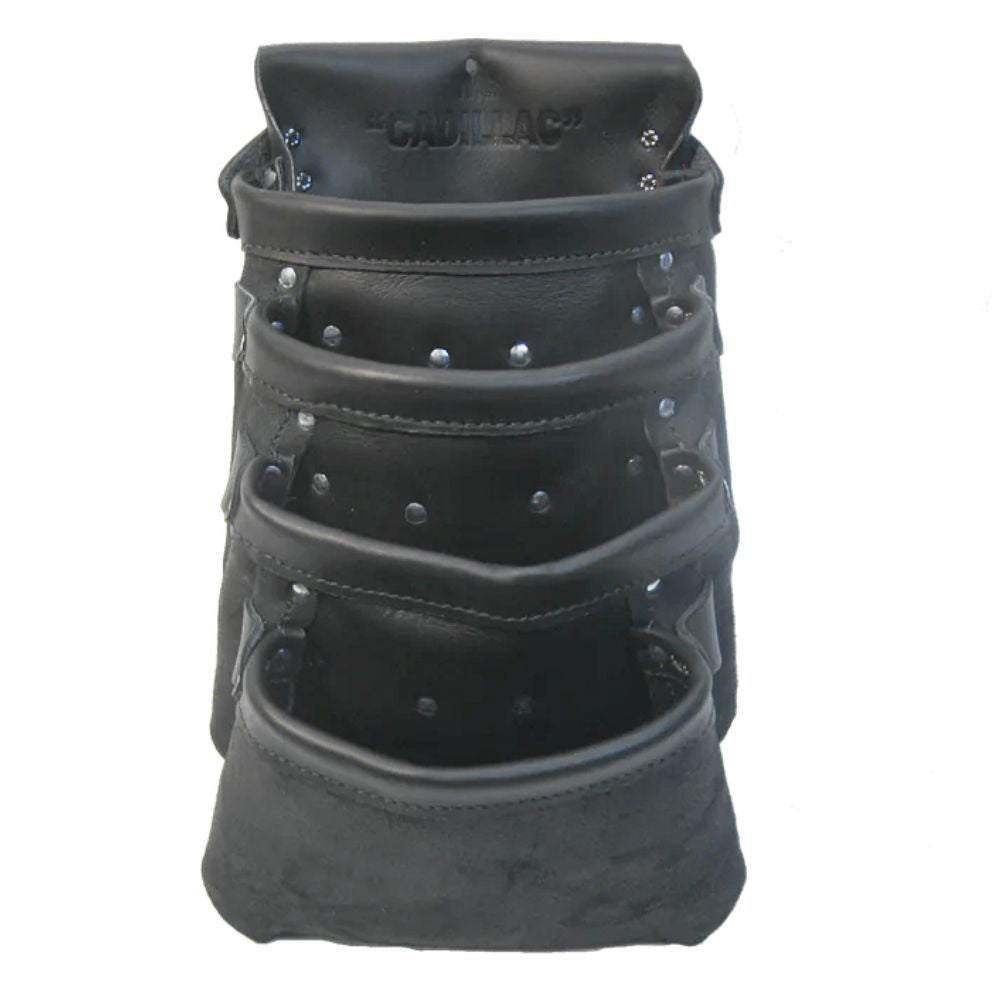 Viking Leather 4 Pocket Leather Nail Pouch