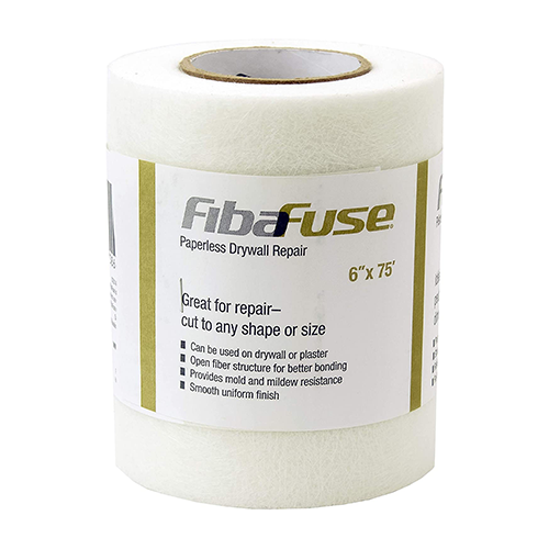 FibaFuse FDW9018-U 6 X 75' Paperless Drywall Repair, White