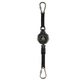 Ergodyne Squids 3000 Retractable Tool Lanyard - Dual Stainless-Steel Carabiners