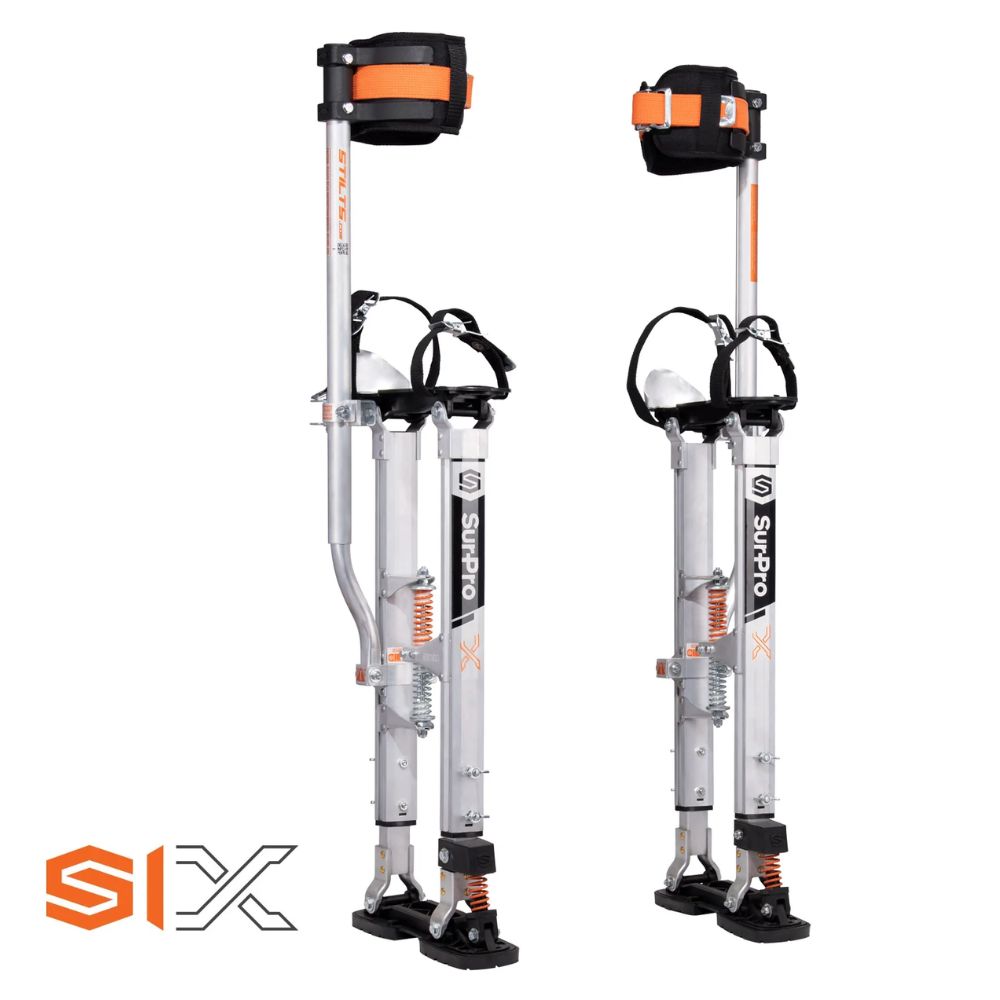 SurPro Single Sided Aluminum Drywall Stilts