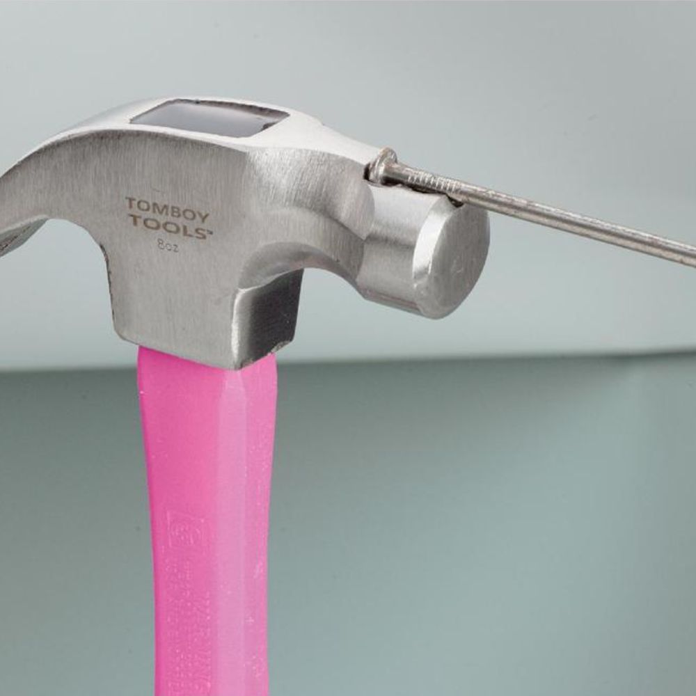 Tomboy Tools 13oz Pink Magnetic Hammer – Bart's Taping Tools