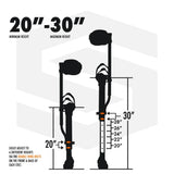 SurPro S1X Single Sided Magnesium Drywall Stilts