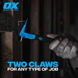 OX Pro 12" Claw Bar/Hammer