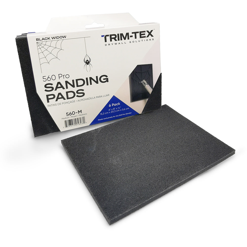 TrimTex Black Widow Replacement Sanding Pads (6Pack)