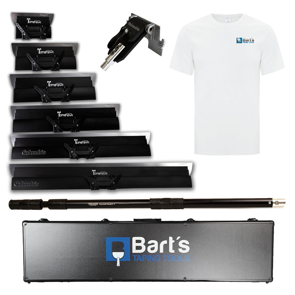 Columbia Tomahawk 8pc Skimming Blade Set w/ Case and T-Shirt