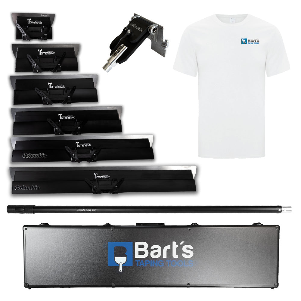 Columbia Tomahawk 8pc Skimming Blade Set w/ Case and T-Shirt