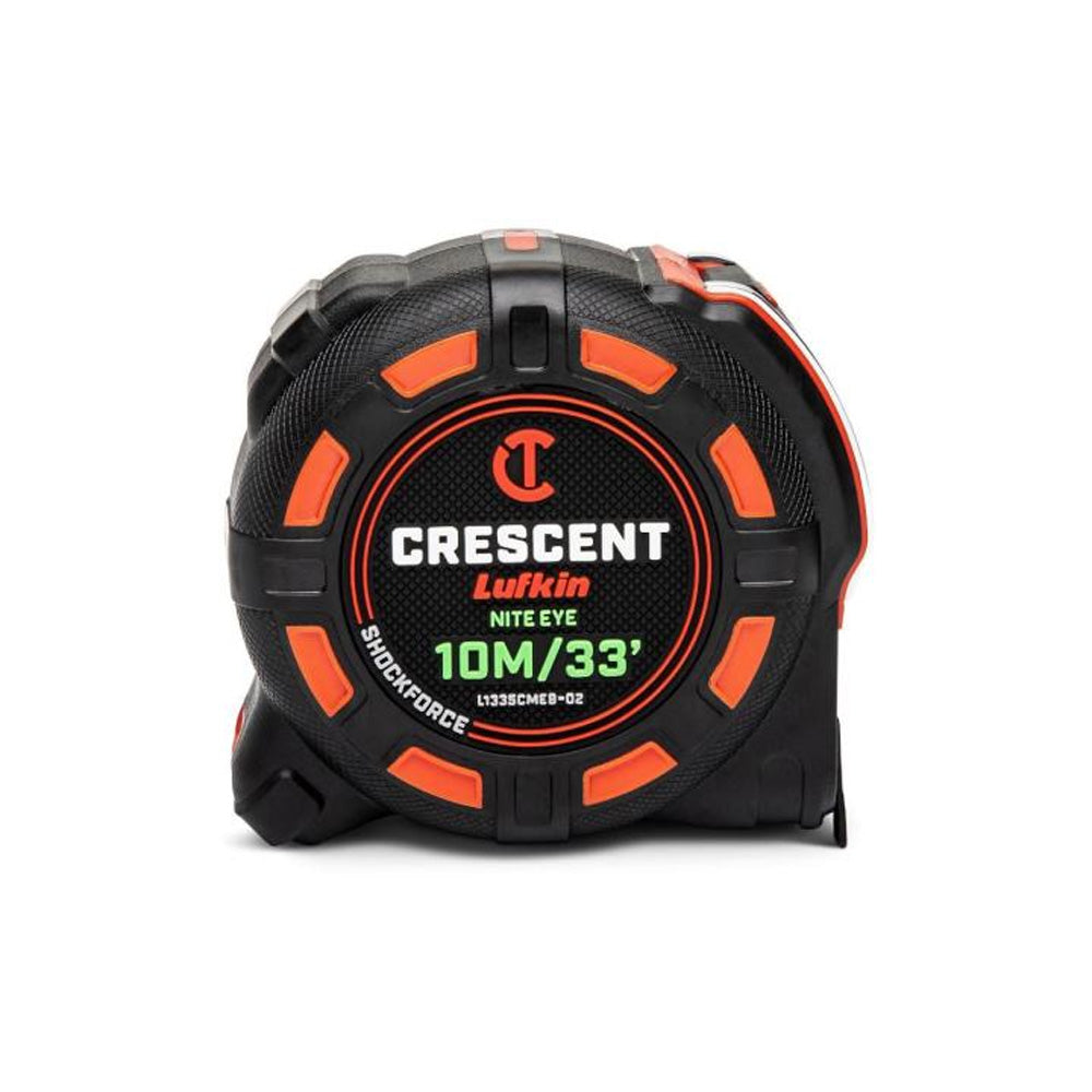 Lufkin 1¼" × 33' Shockforce Nite Eye™ Tape Measure