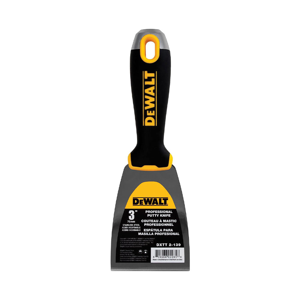 DeWALT Putty Knives Stainless Steel with Grip Handle