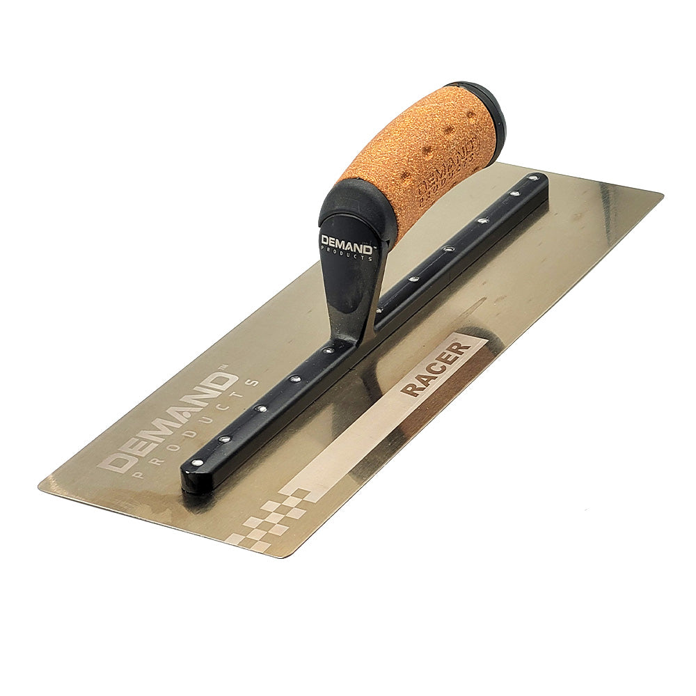 Demand Racer Golden Stainless Steel Trowels w/ Cork Handle