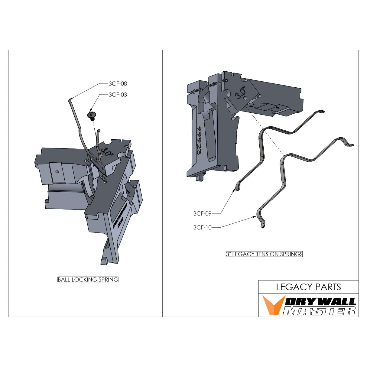 Drywall Master Angle Head Repair Parts