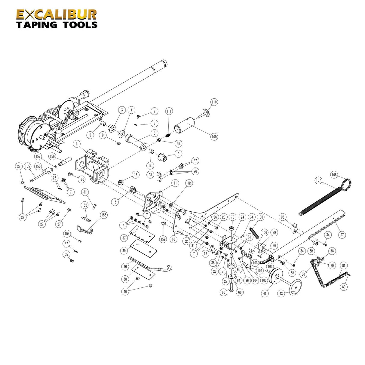 Excalibur Automatic Taper Repair Parts