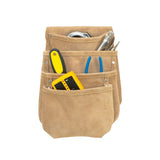 Kuny's 4 Pocket Split Leather Drywall Pouch