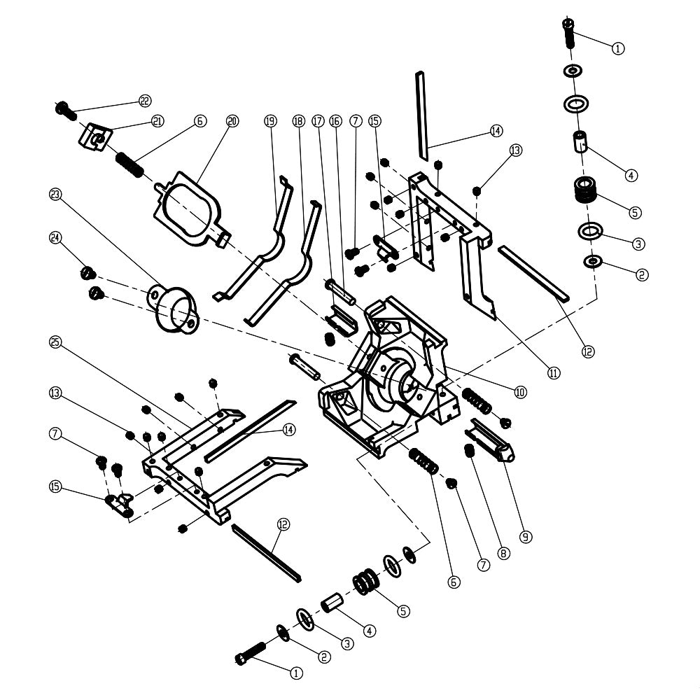 Level 5 Angle Head Repair Parts