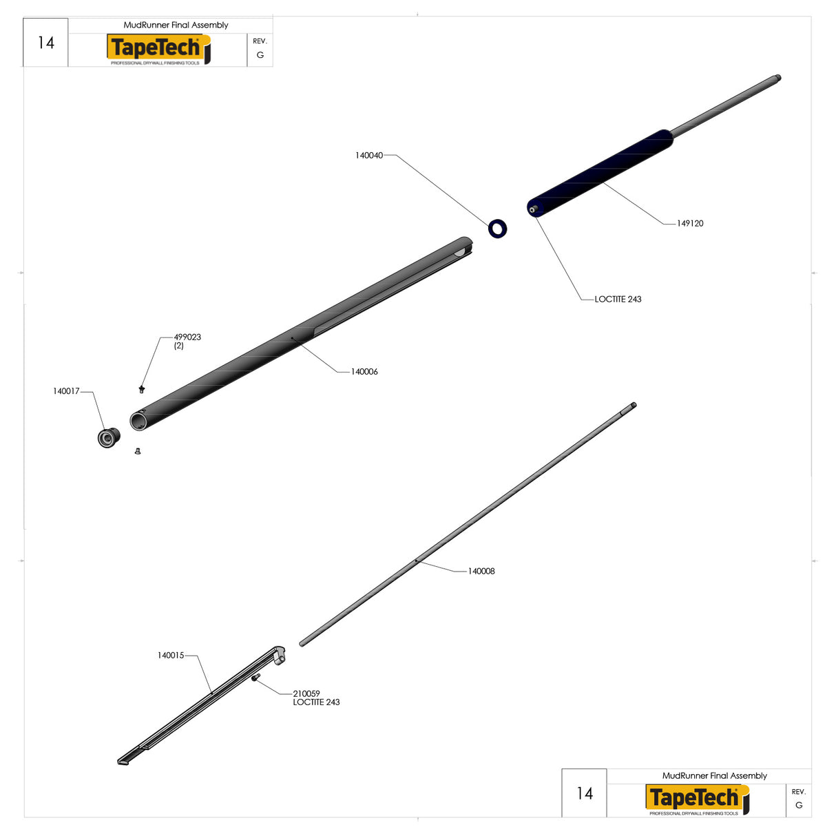 TapeTech Mudrunner Repair Parts