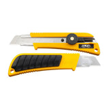 OLFA L-2/SCS-2 Heavy Duty Racket Lock Utility Knife & Scissors Combo
