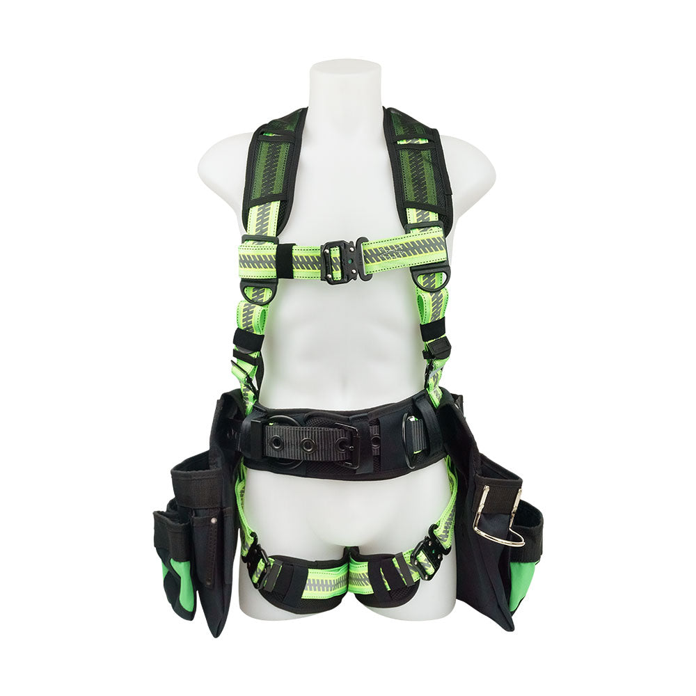 Primeline Crusader Tru-Vis Comfort Harness with Bags