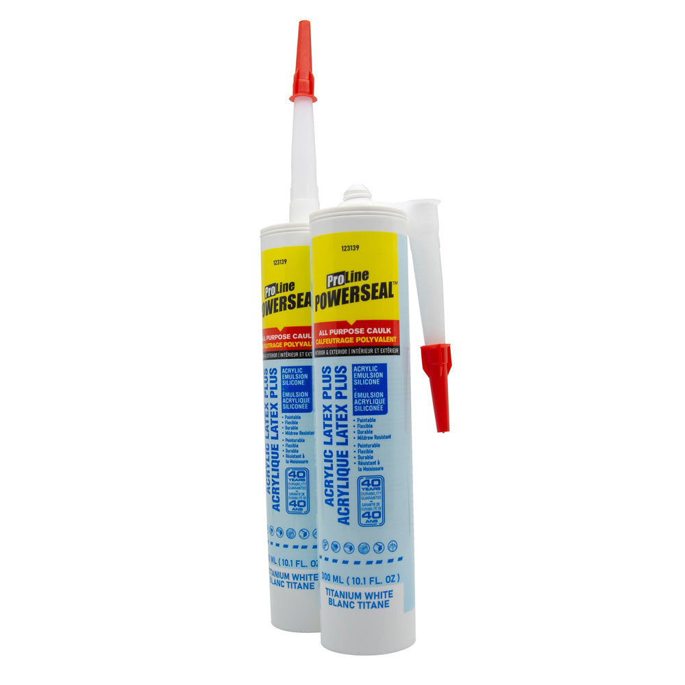 Proline PowerSeal Titanium Acrylic Latex PLUS Silicone 300ml White