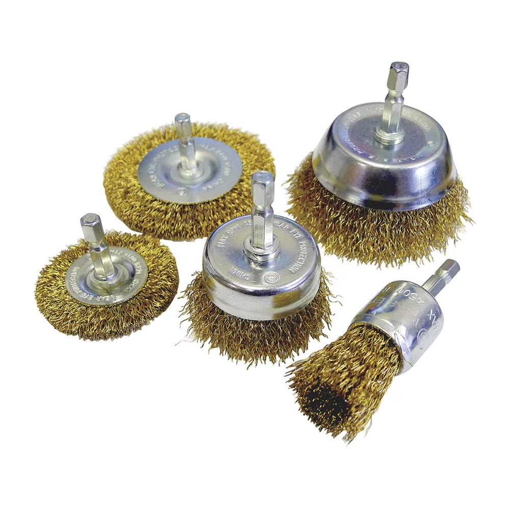 ROK Brass Wire Brush Set - 5pc