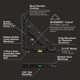 Stiletto 7" Carpenter Square with Level