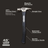 Stiletto 14oz Smooth/Curved Fiberglass