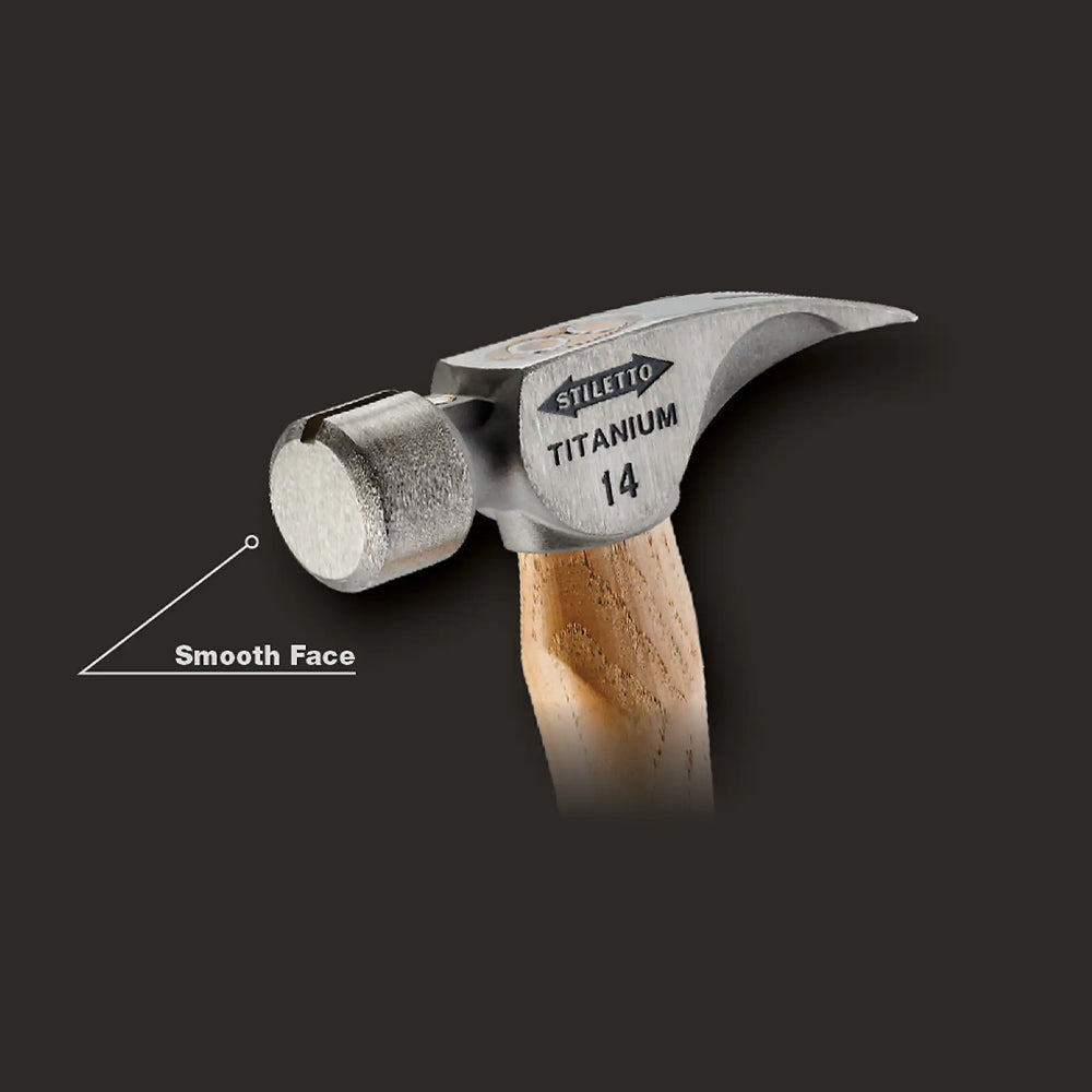 Stiletto 14oz Smooth/Straight Hickory