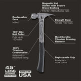 Stiletto 14oz TIBONE™ Milled/Curved Titanium