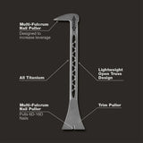 Stiletto 9.5" Titanium Trimbar