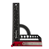 Tooltech Xpert 12" 8-in-1 Aluminum Multi-Functional Carpenter's Square
