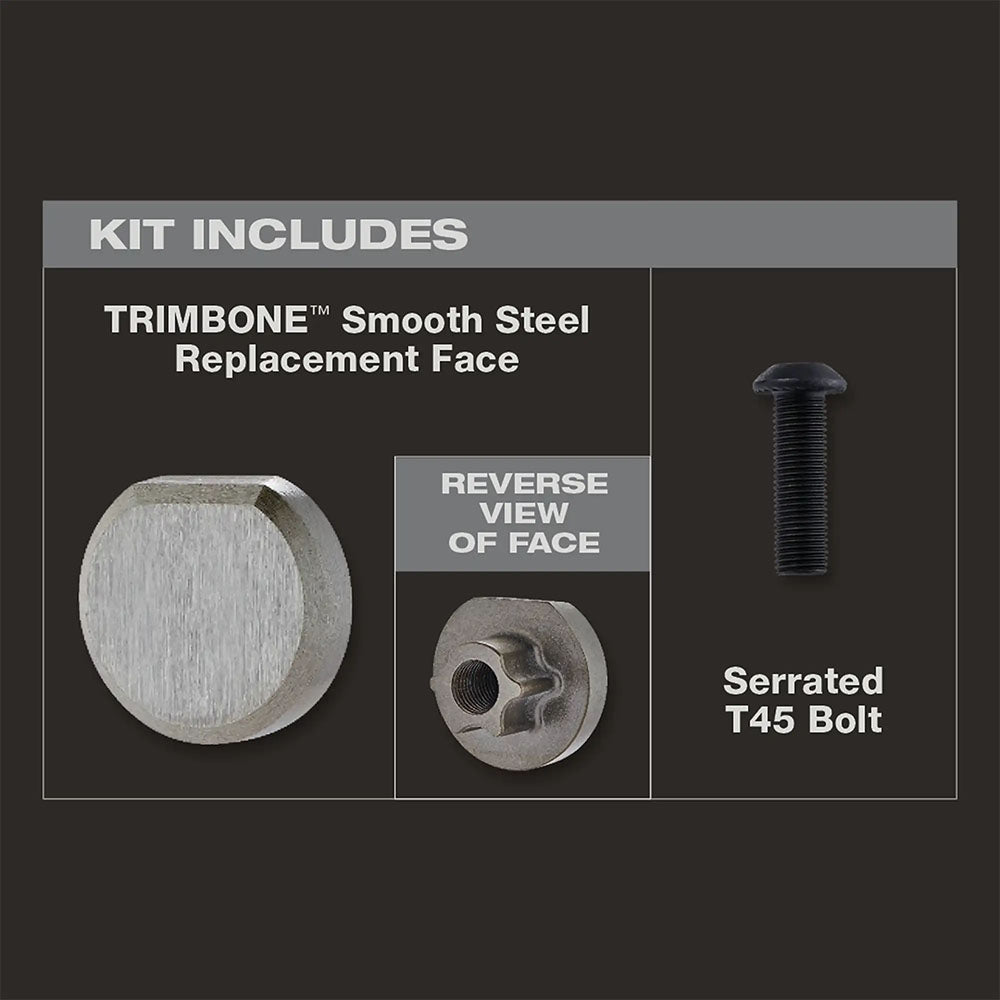 Stiletto TRIMBONE™ Smooth Steel Replacement Face
