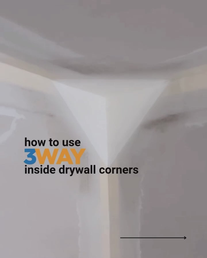 3WAY Simplified Drywall Corner Finishing