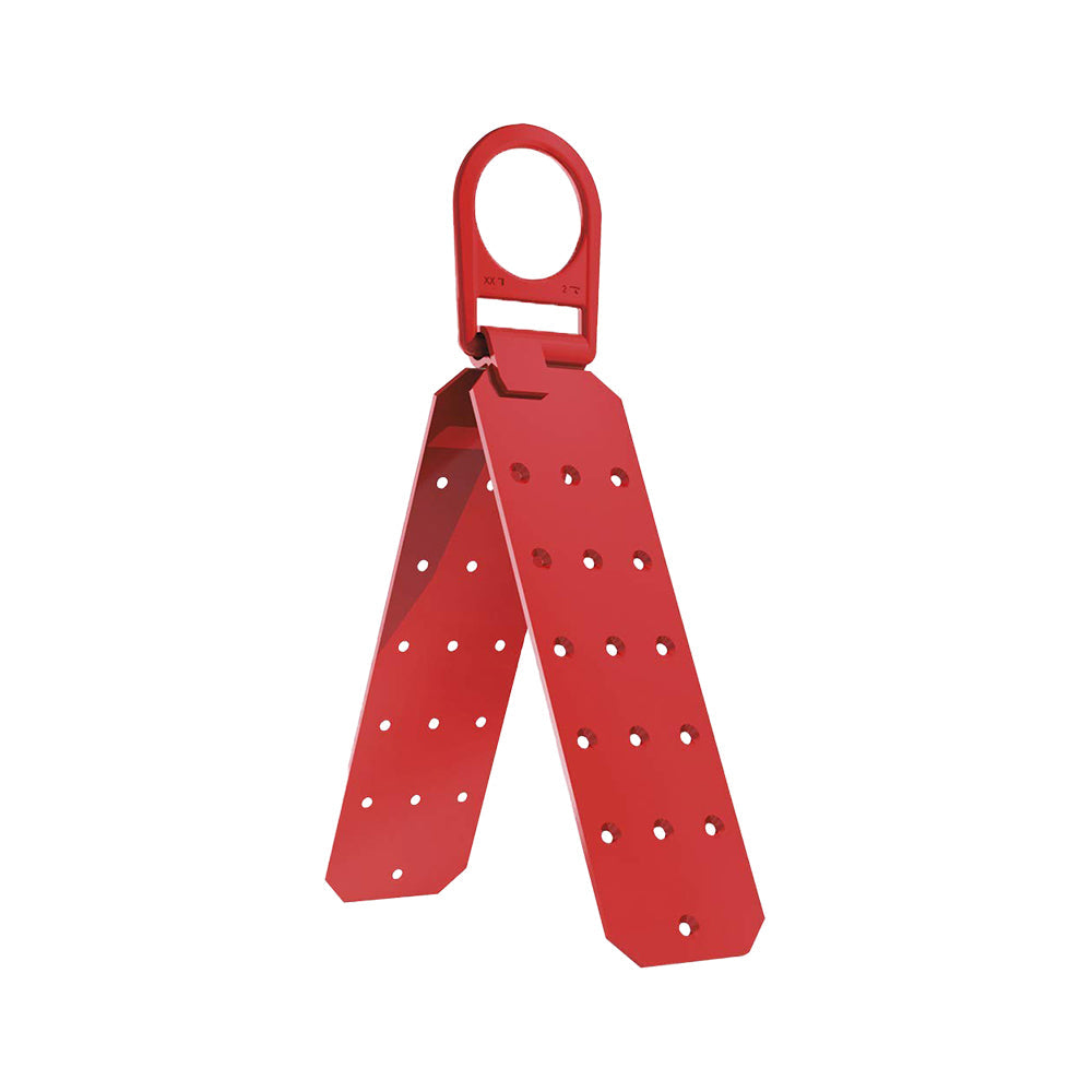 YOKE Red Finish Flat Roof Anchor