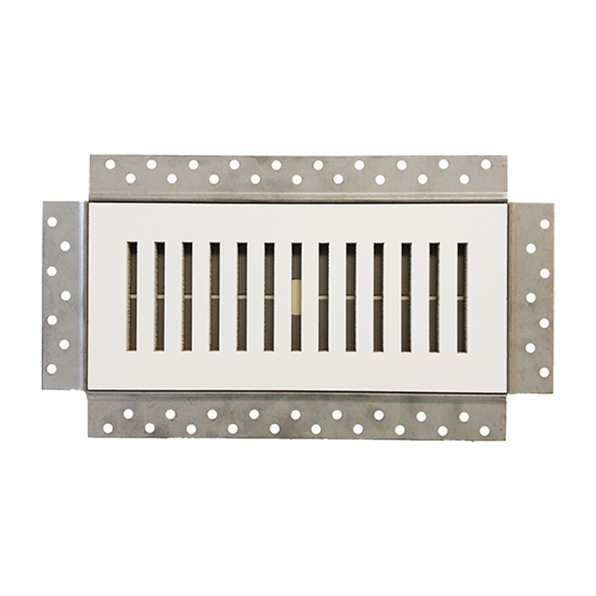 ENVISIVENT (CB5024) – Removable Magnetic Mud-In Flush Mounted Wall/Ceiling Air Supply Vent, 4” x 12” Duct