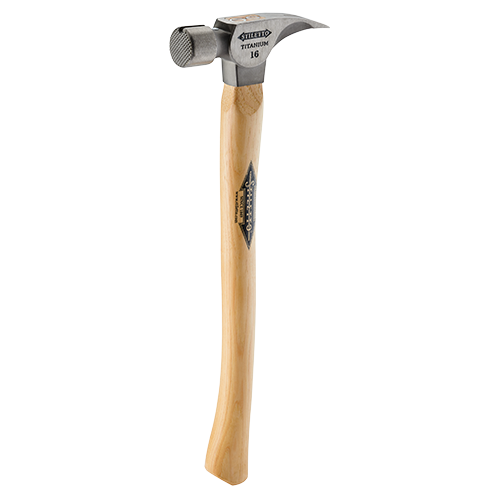 Stiletto 16oz Milled Face Titanium Hickory Hammer