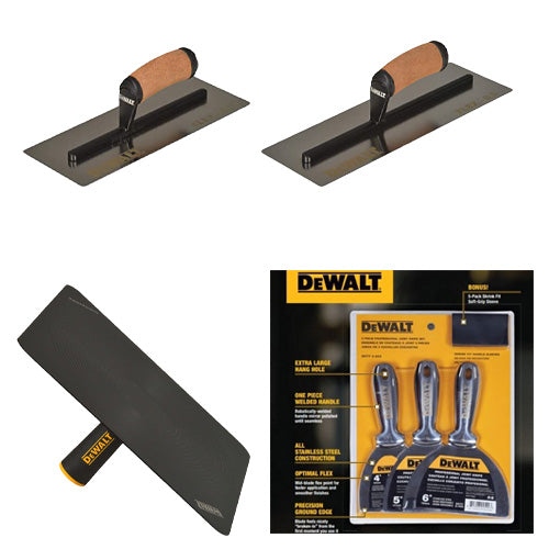 DeWALT Flex Trowel, Hawk & Knife Set
