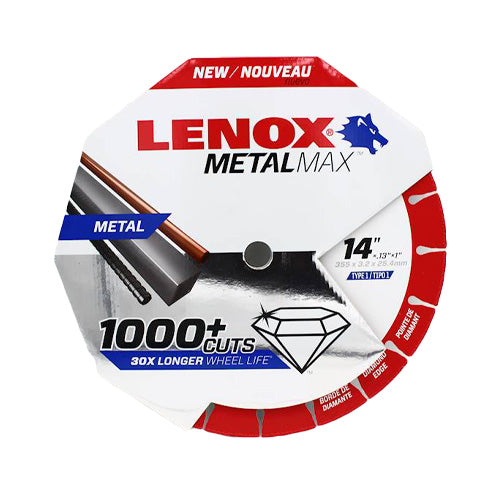 CLEARANCE LENOX MetalMax 14" Range Type 1 Cut-Off Wheel