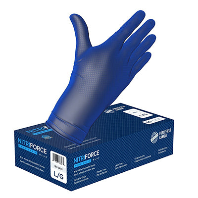 NitriForce Foodchain Textured Nitrile Disposable Gloves (50 Pk)